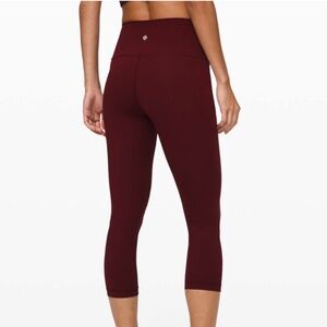 Lululemon Wunder Under Crop (Hi-Rise) *Full-On Luxtreme 21"